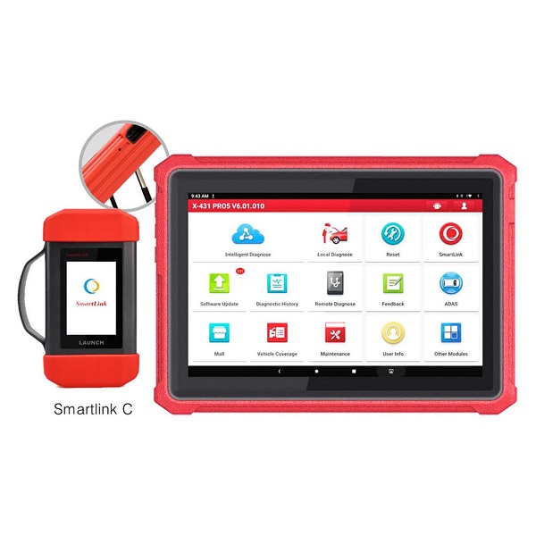 Escaner Launch X431 PRO5 con J2534 18 marcas para Diesel