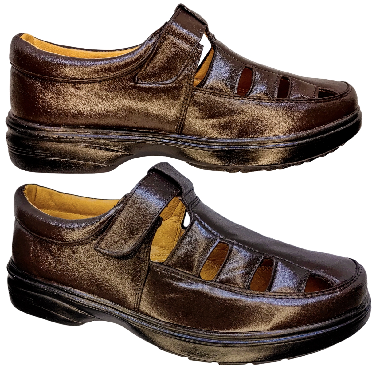 Huarache Hombre 100% Piel Borrego Forro Acojinado Suave y Ligero varios.