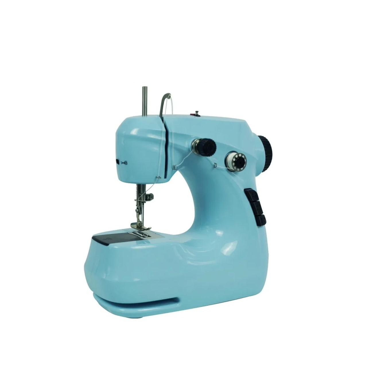 Máquina De Coser Eléctrica Portátil  Azul