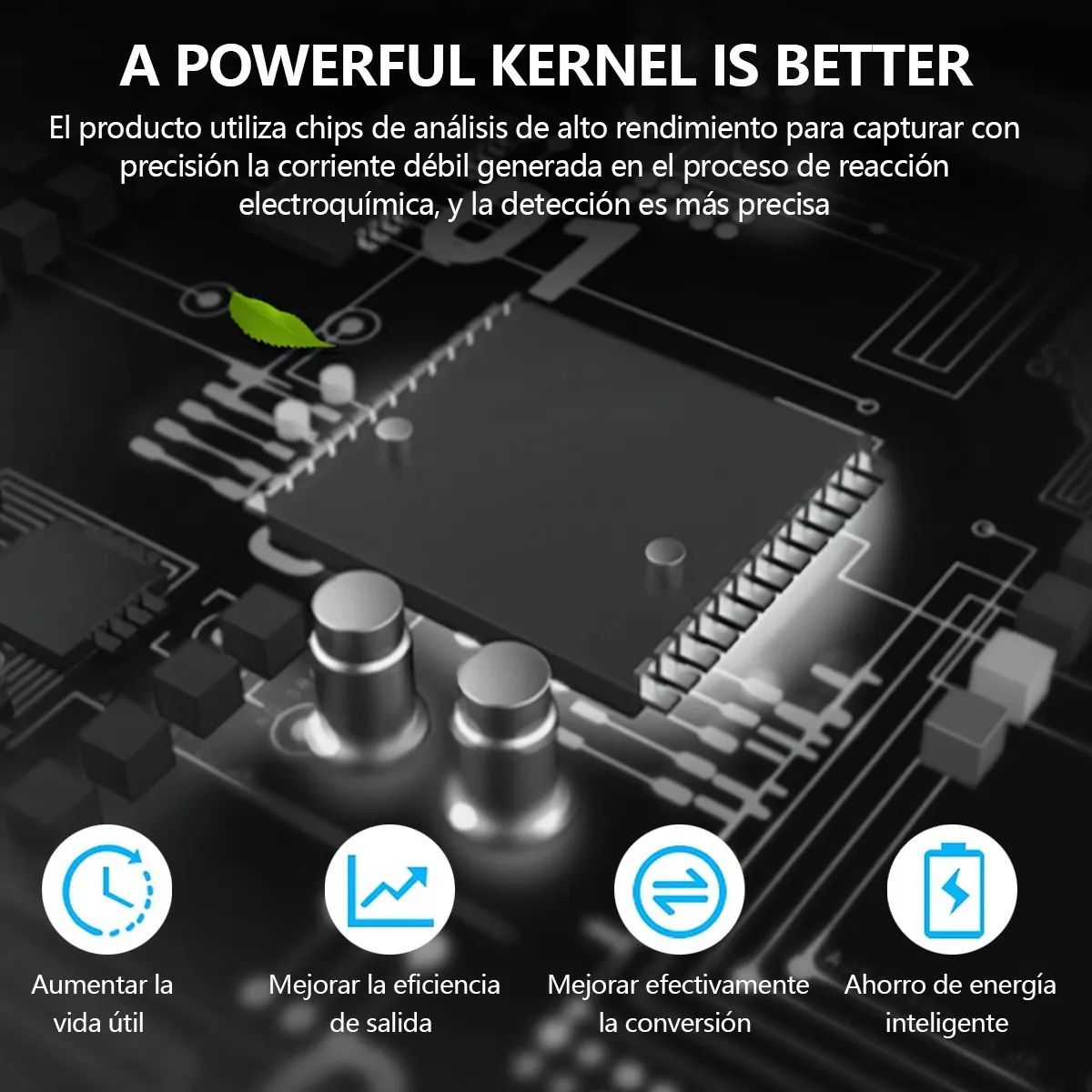 Detector De Co2 Monitor Calidad Del Ppm Negro
