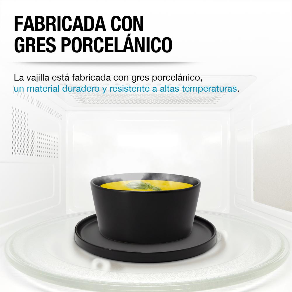 Vajilla de Gres Moderna 4 Personas 16 Piezas Platos Taza Casa Litus