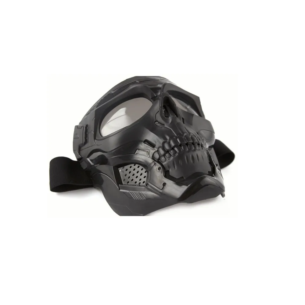 Careta Casco Tactico Para Gotcha Negro