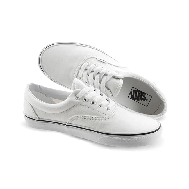 Tenis Vans  Era True White blanco/negro original unisex  VN000EWZW00