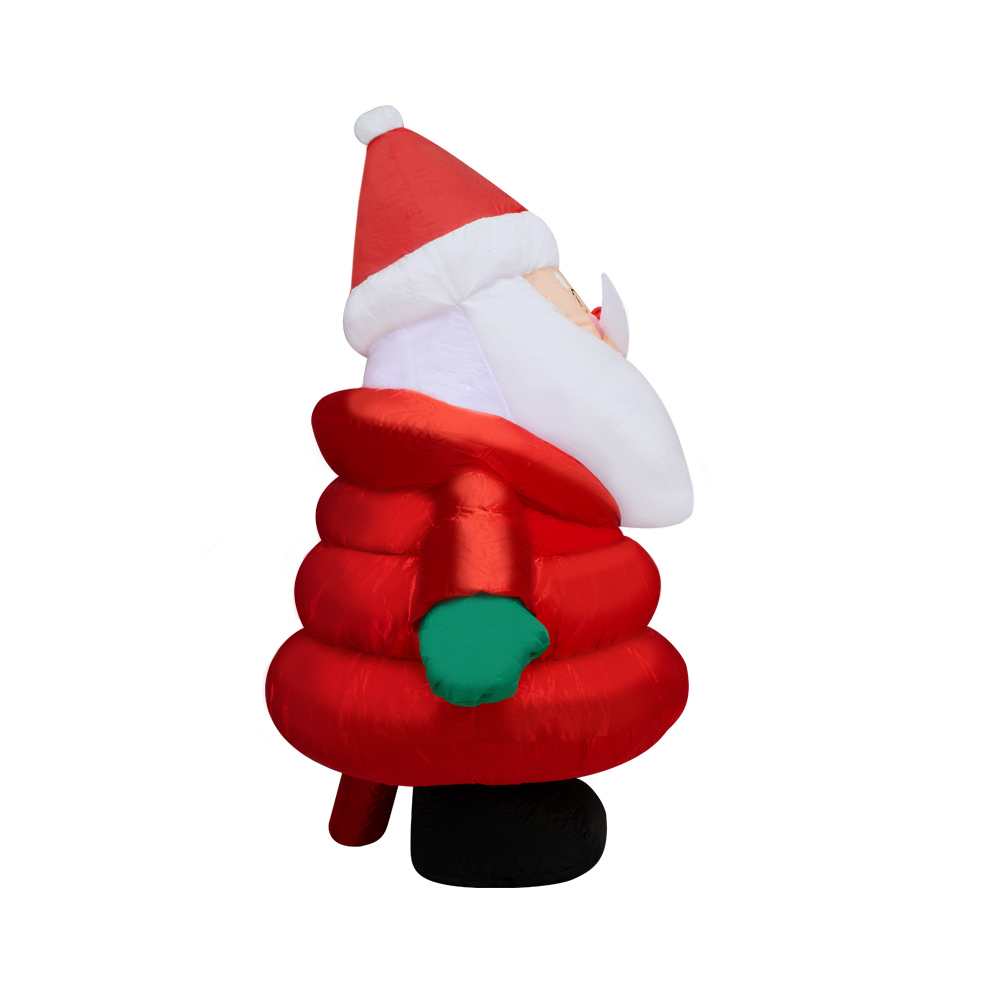 Inflable Santa Claus Navideño Muñeco de Santa Luz Led 1.20 Mts.