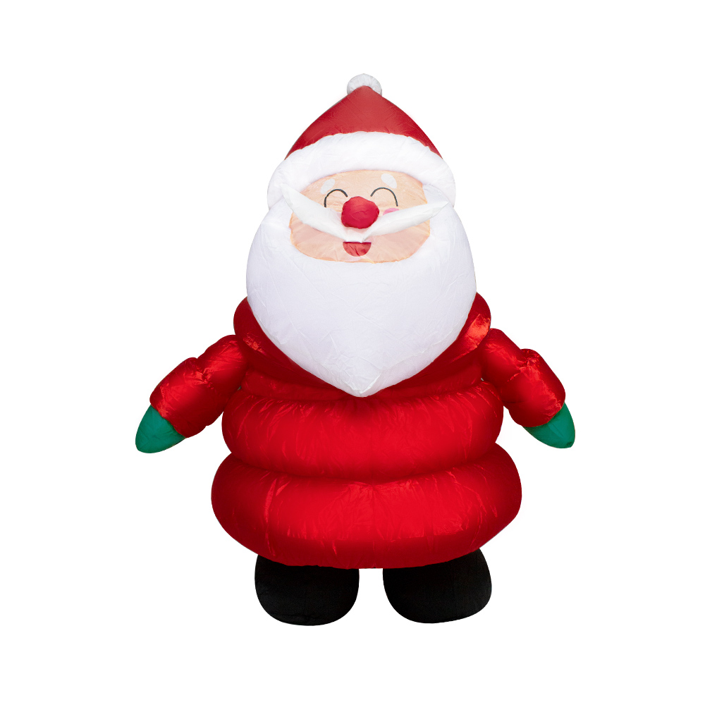 Inflable Santa Claus Navideño Muñeco de Santa Luz Led 1.20 Mts.