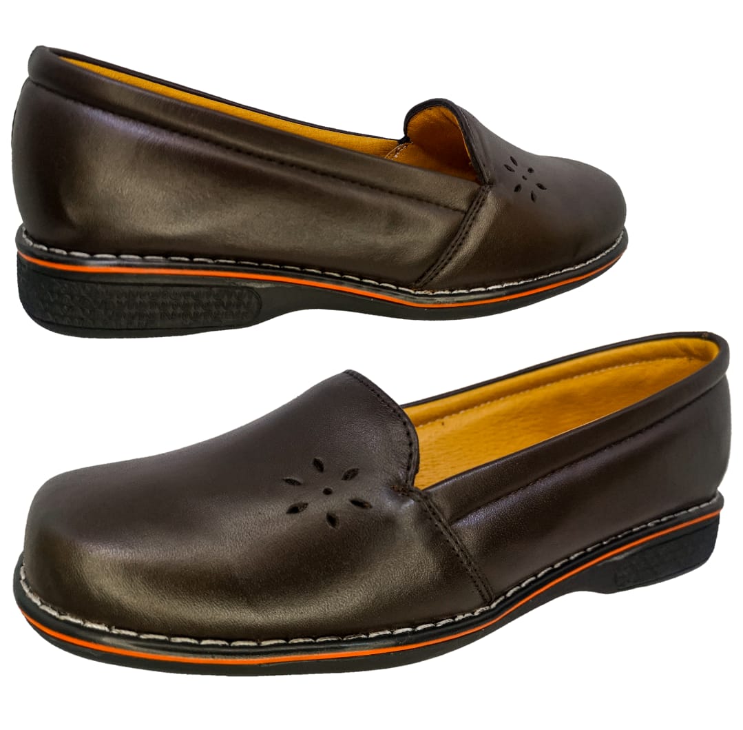 Zapato Suave Dama Pie Diabético Delicado Piel Borrego suave y cómodo Amplio.