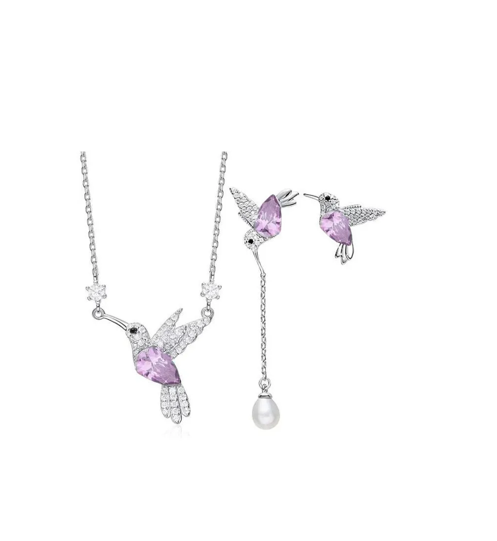 Collar Dijes Pulsera Anillo Aretes Juegos De Joyería De Lujo | Meses