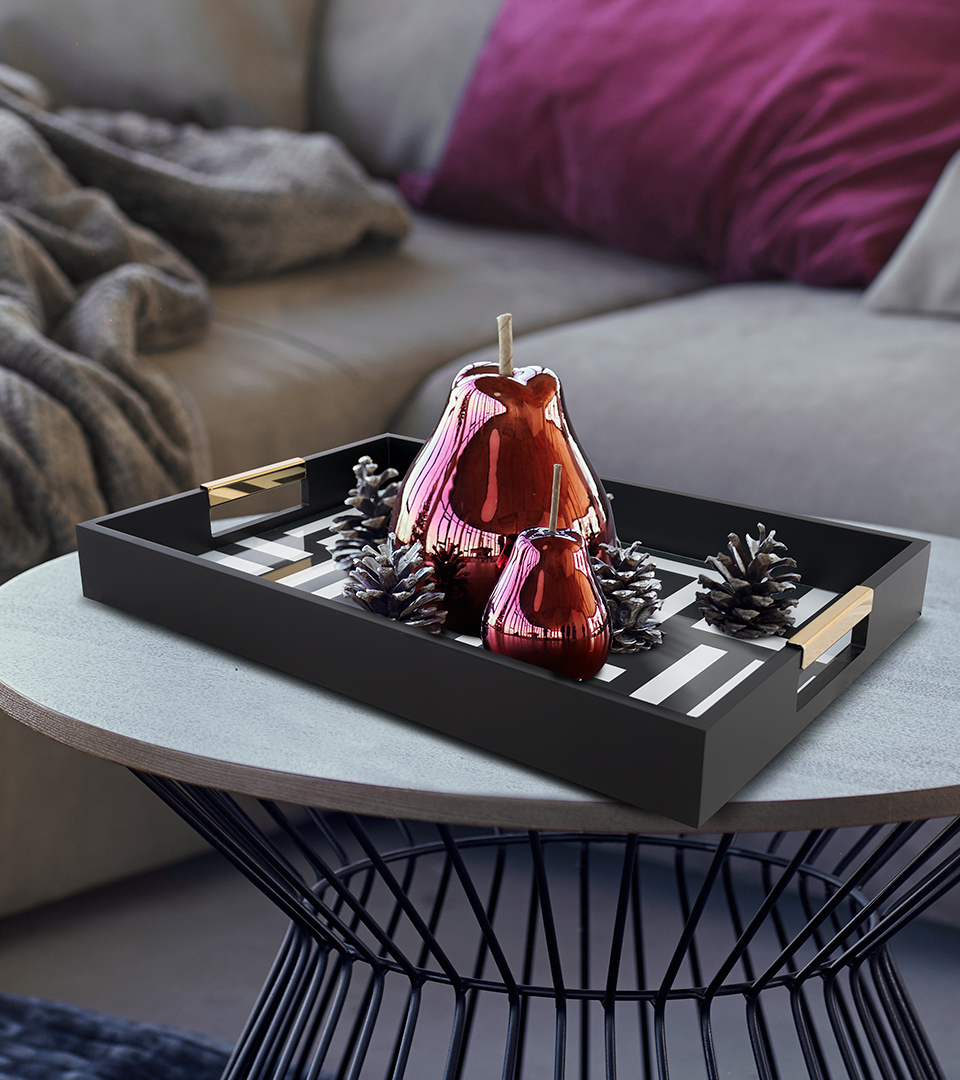 Charola Black and White Kyuden Home