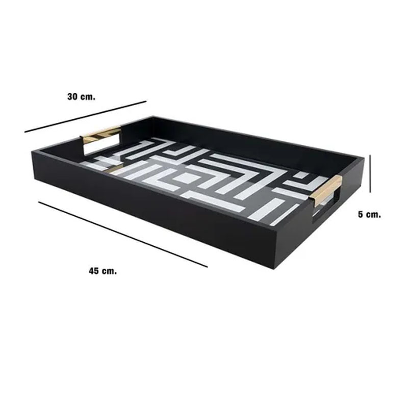 Charola Black and White Kyuden Home