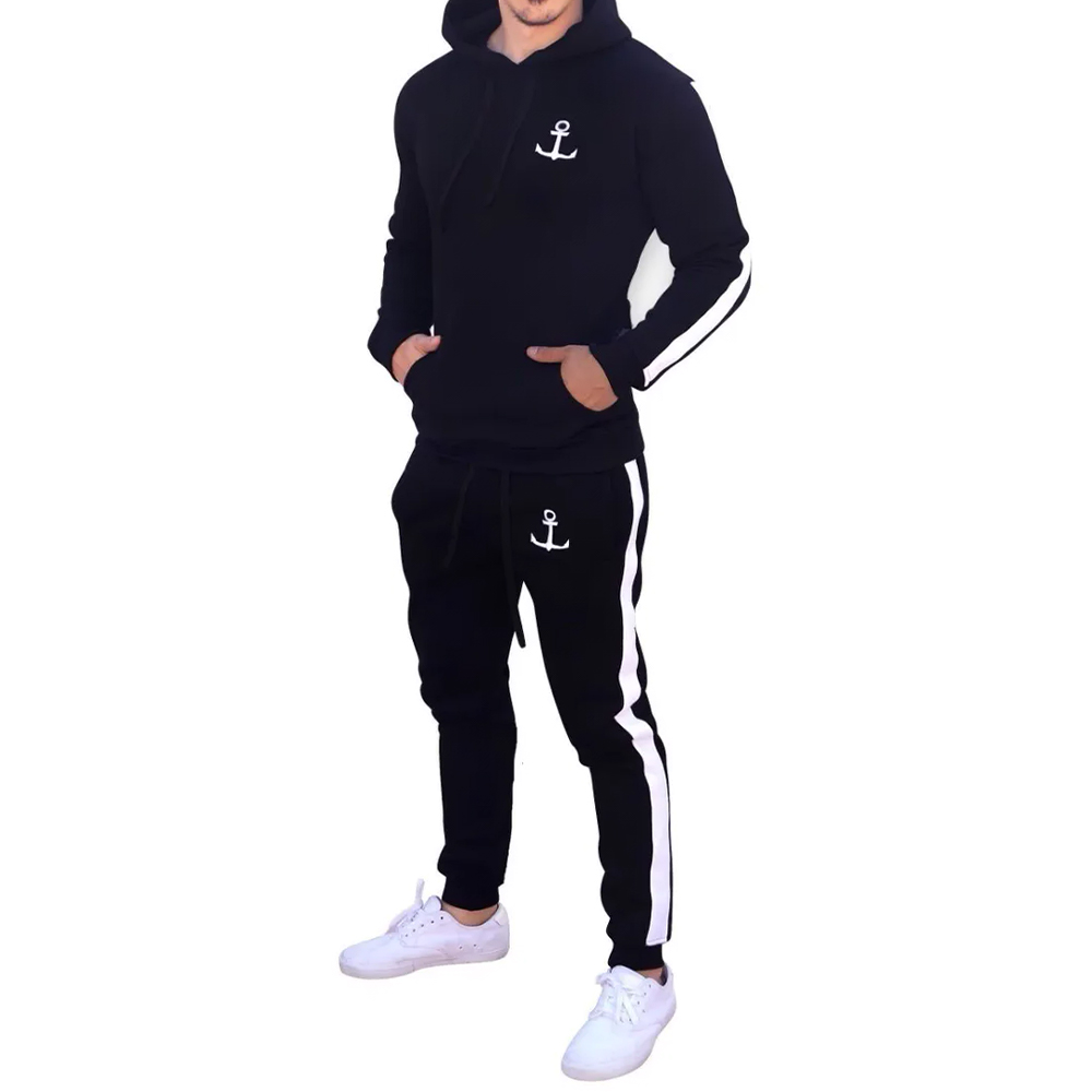John Leopard Conjunto Pants y Sudadera Franja