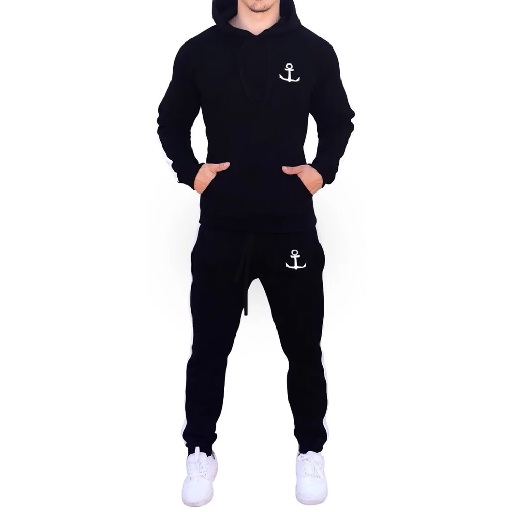 John Leopard Conjunto Pants y Sudadera Franja