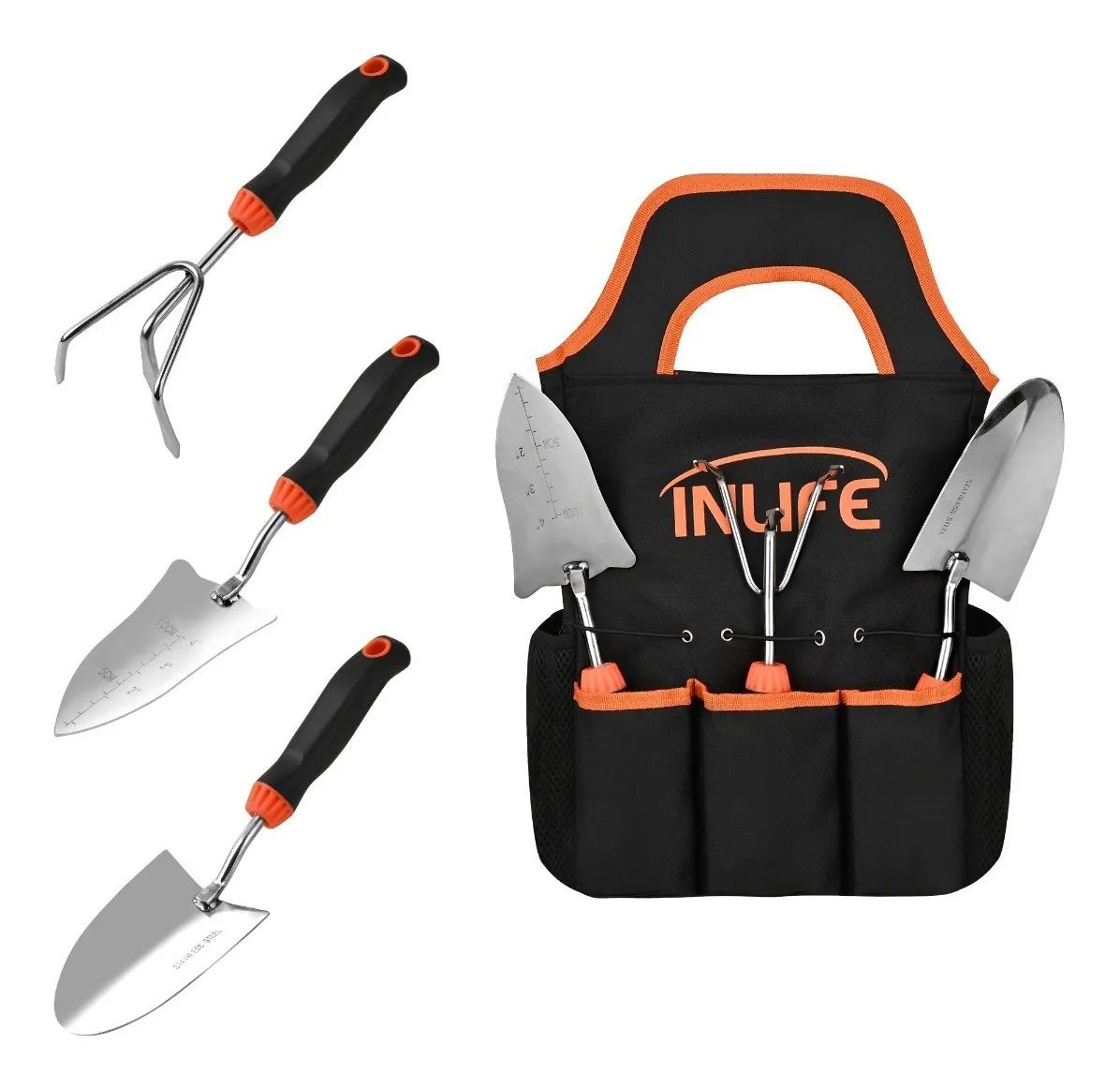 Set de 2 Palas Rastrillo Para Jardineria