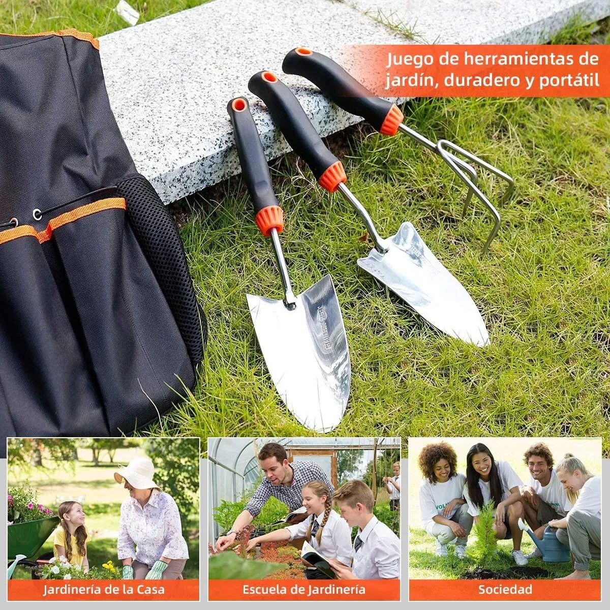 Set de 2 Palas Rastrillo Para Jardineria