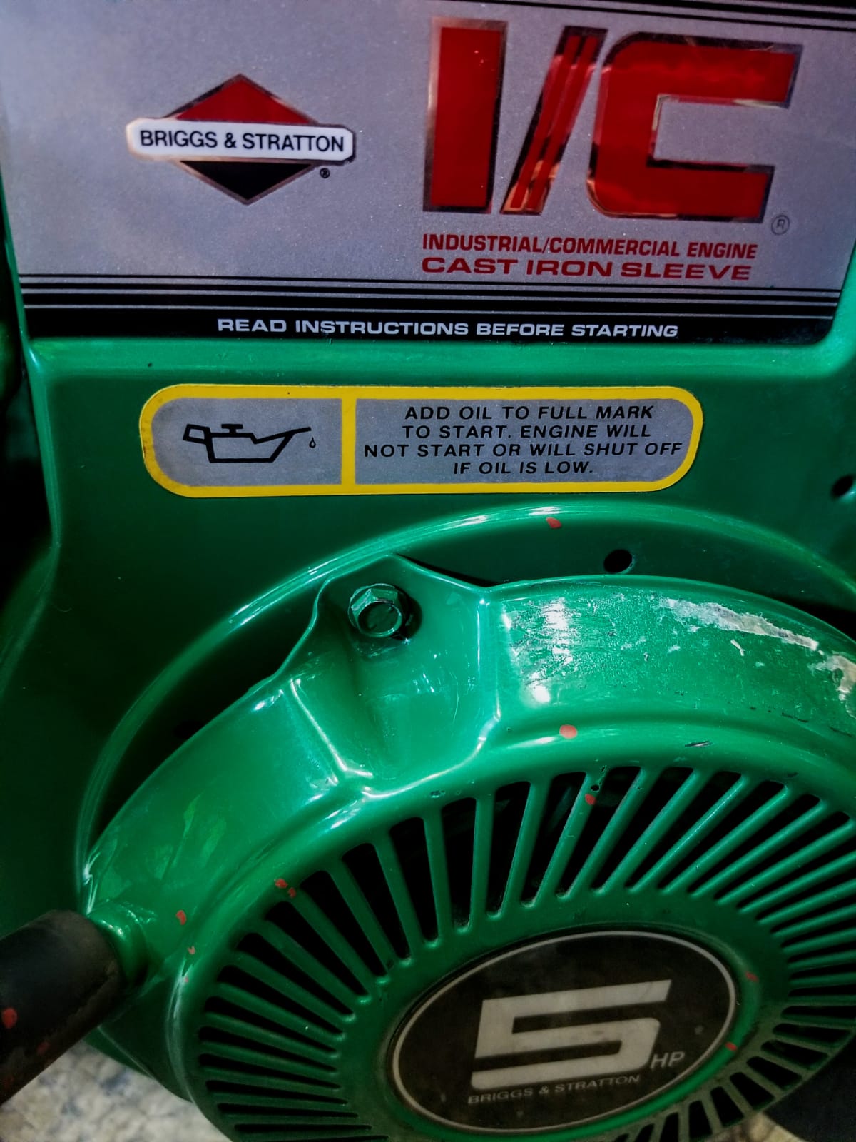 Generador portátil 5HP. Briggs & Stratton, SG2500, 2250 W, 110 V. (Reacondicionado) 