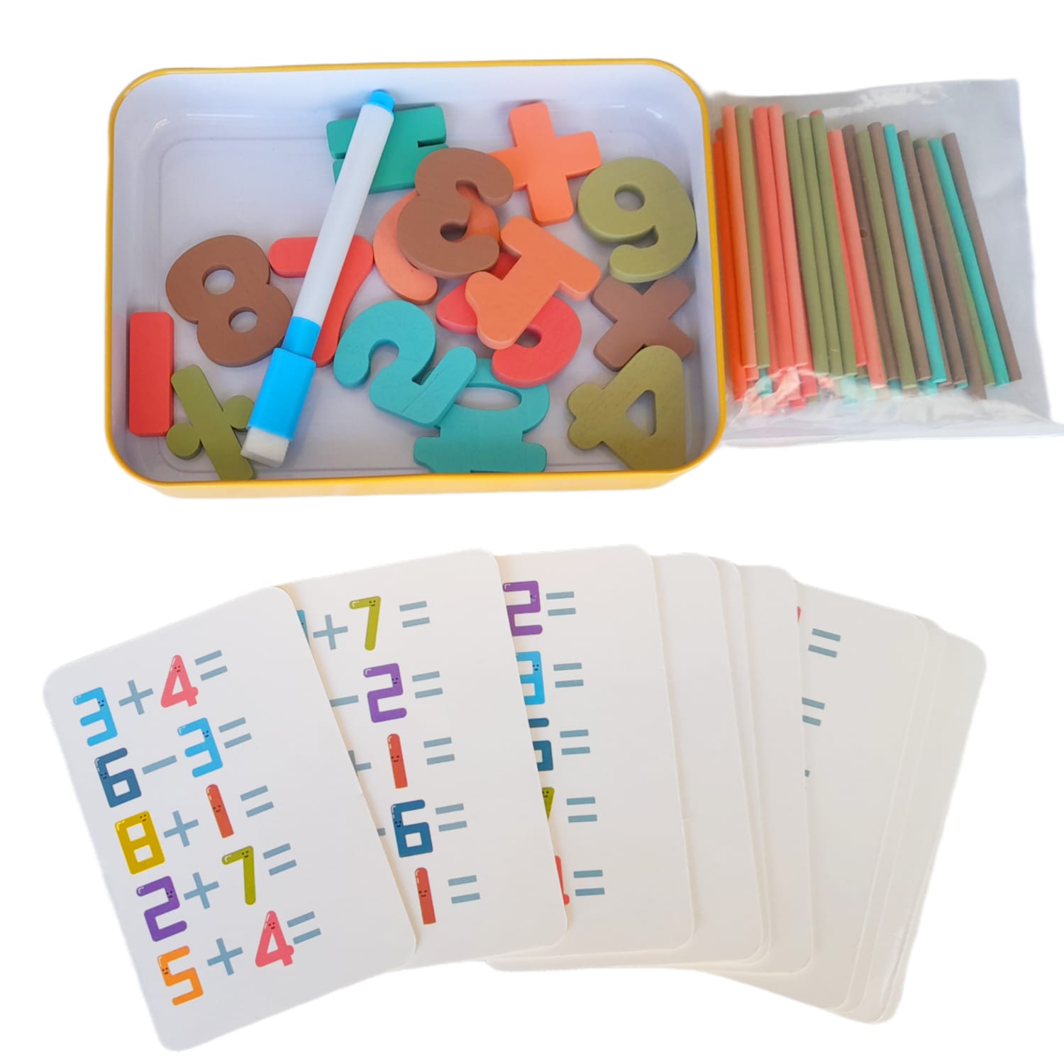 Juego Didáctico Tarjetas De Operaciones Matemáticas