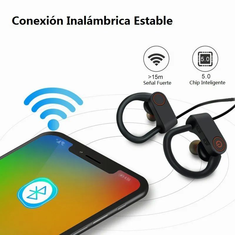 Audífonos Inalámbricos Con Bluetooth Y Micrófono Negros