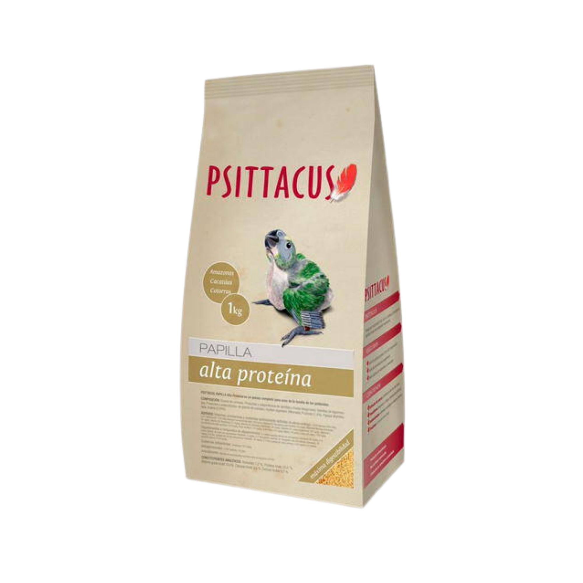 Papilla Para Loro, Alta Proteína 1kilo Psittacus.