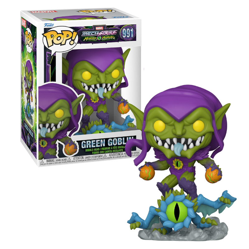 Funko Pop Green Goblin 991 Marvel Monster Hunters Duende Verde