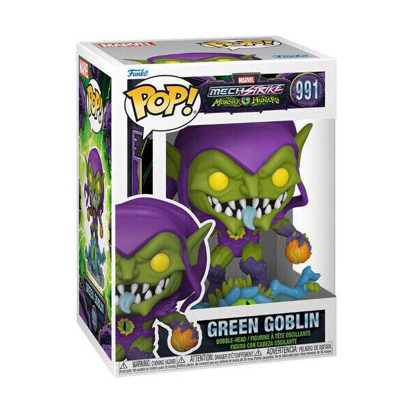 Funko Pop Green Goblin 991 Marvel Monster Hunters Duende Verde