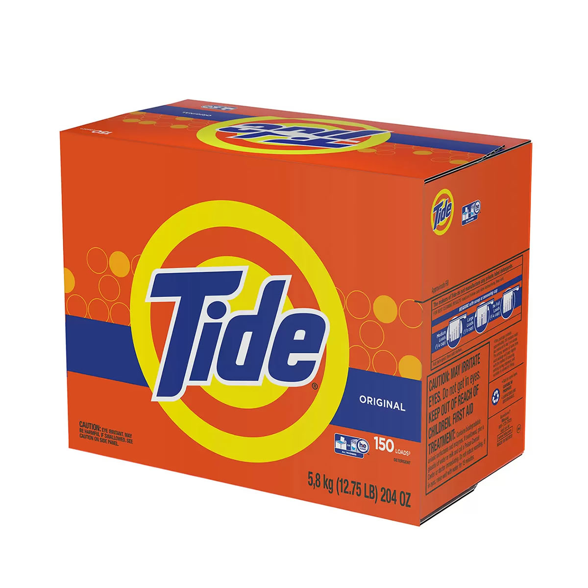 Detergente En Polvo Para Ropa Tide Original De 5.8kg CST