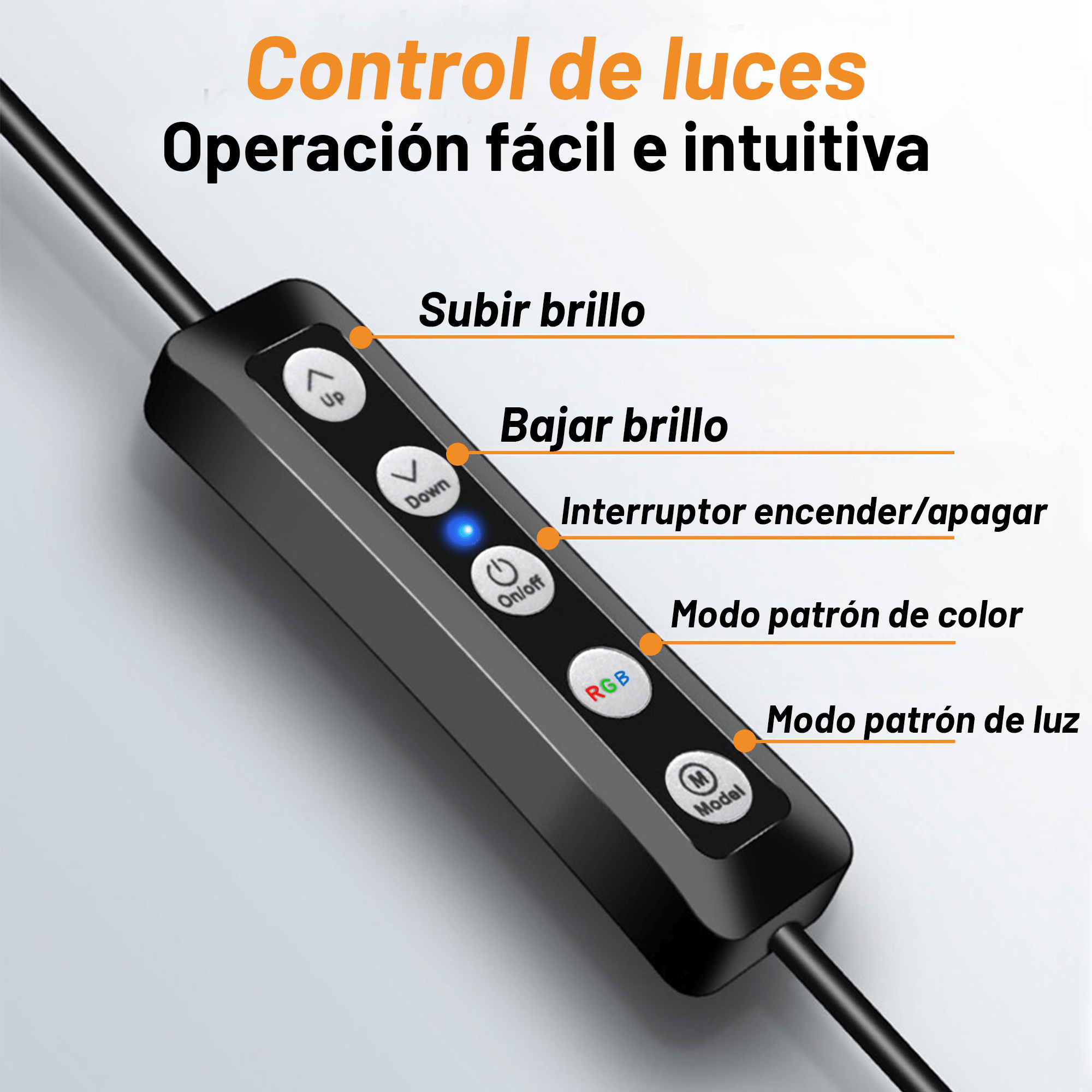 Aro Luz Multicolor Archy Anillo de luz RGB 10 Pulgadas y Tripie de 2 Metros con Soporte Celular 16 colores, 4 modos de flash