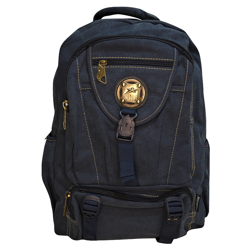 Mochila De Lona Vintage