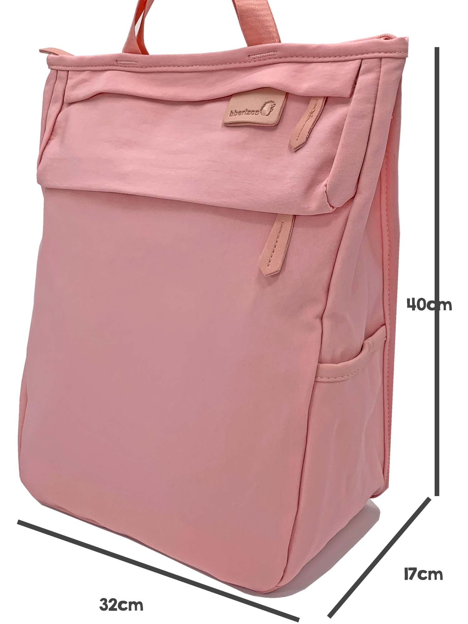 Pañalera Mochila Térmica Pañalera de Bebe Bolso para Pañales Rosa