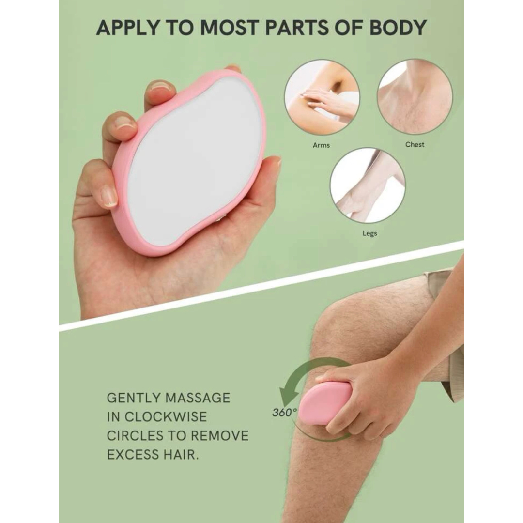 Depiladora Y Exfoliante Portátil De Cristal 2 En 1