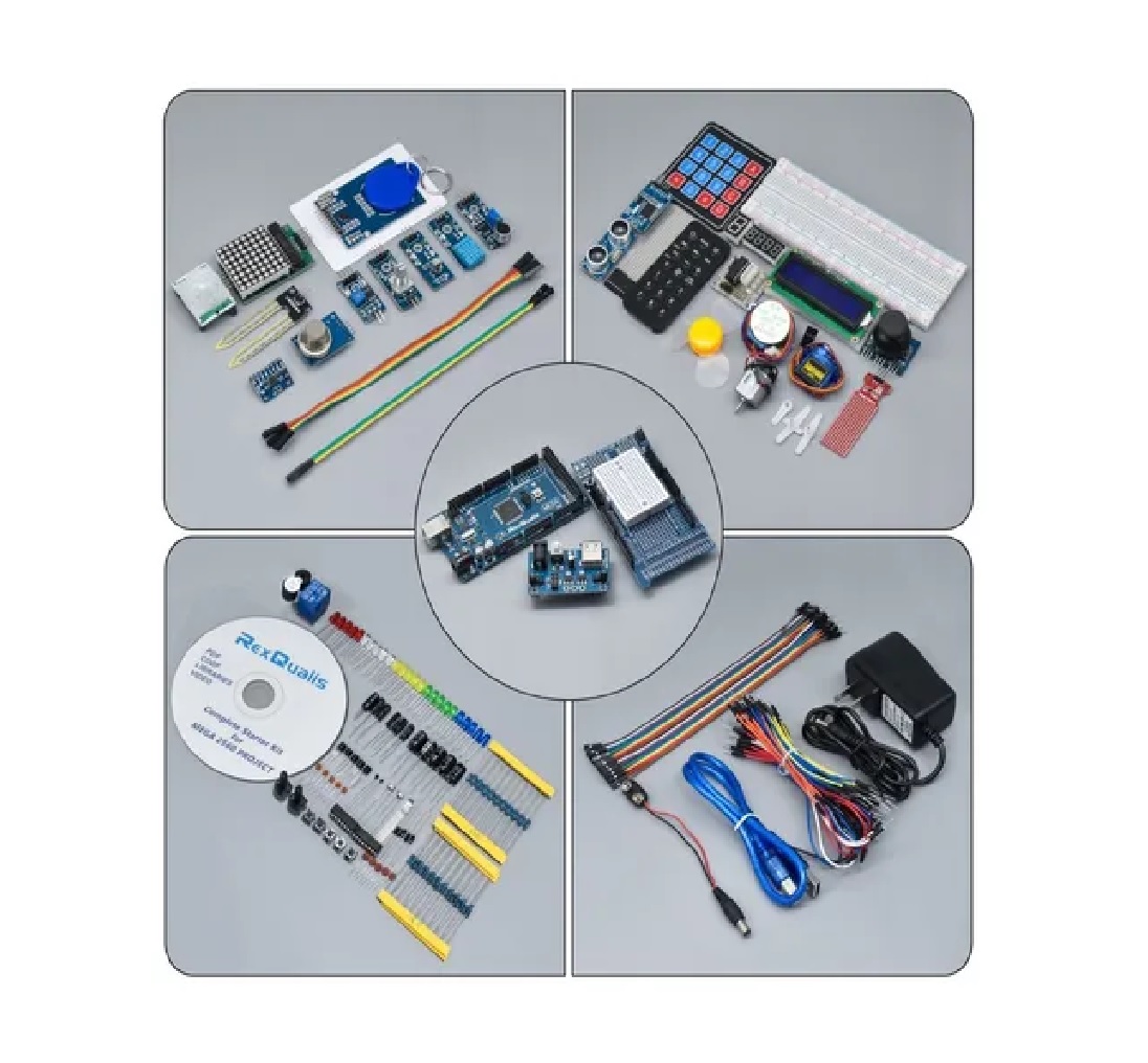 Kit Compatible C/ Arduino Mega 2560 Con Español Tutorial