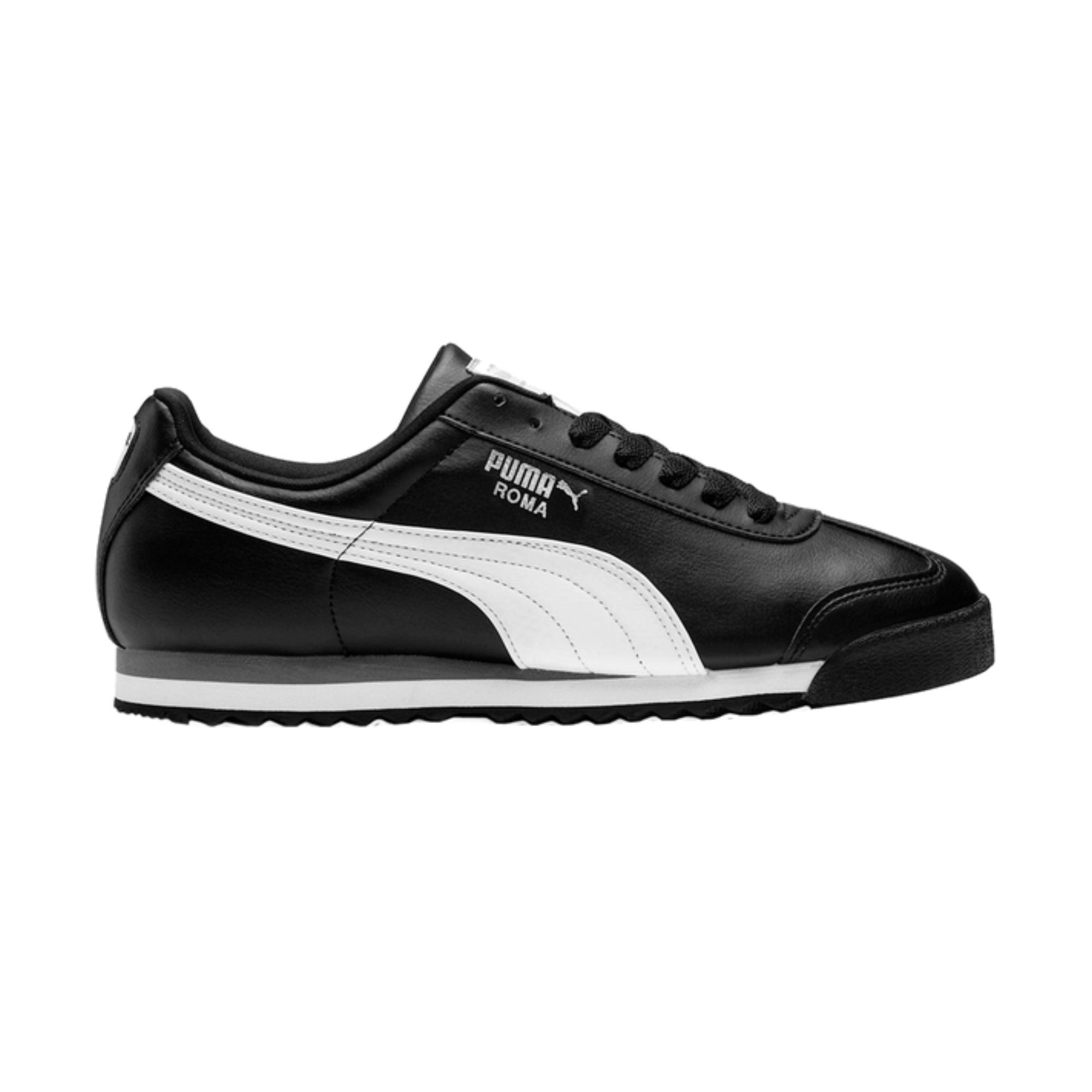 Tenis Puma Roma Basic Negro con Blanco Hombre Originales 35357211
