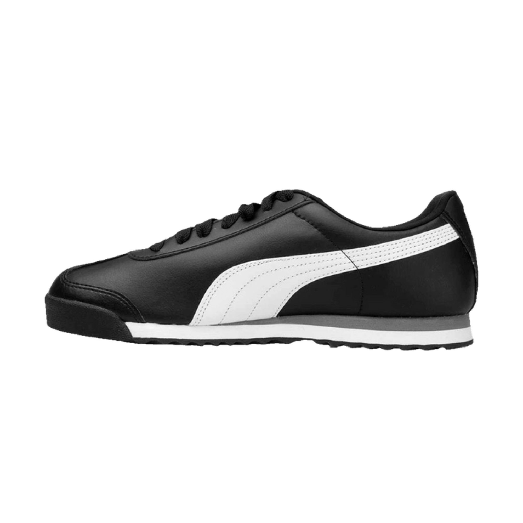 Tenis Puma Roma Basic Negro con Blanco Hombre Originales 35357211