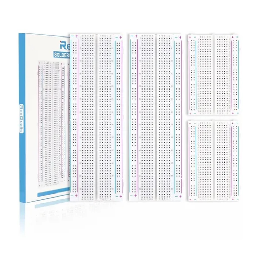 Set Piezas Protoboard 830 Puntos Con 400 Puntos Breadboard