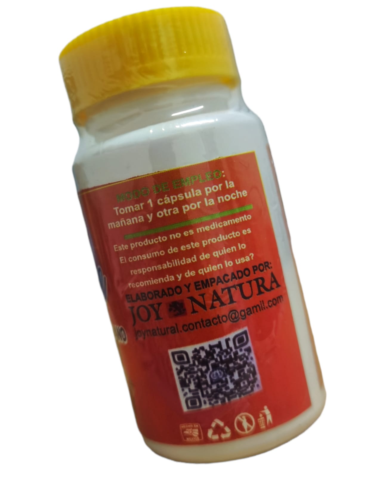 Aguaje Peruano 30 cápsulas 500mg Fortalece Músculos Huesos