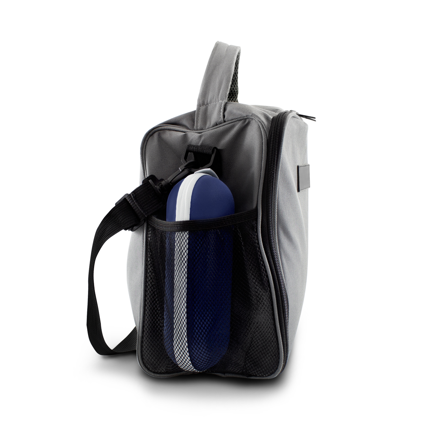 Paraguas Azul de bolsillo sombrilla automático protección rayos UV y Anti viento con estuche