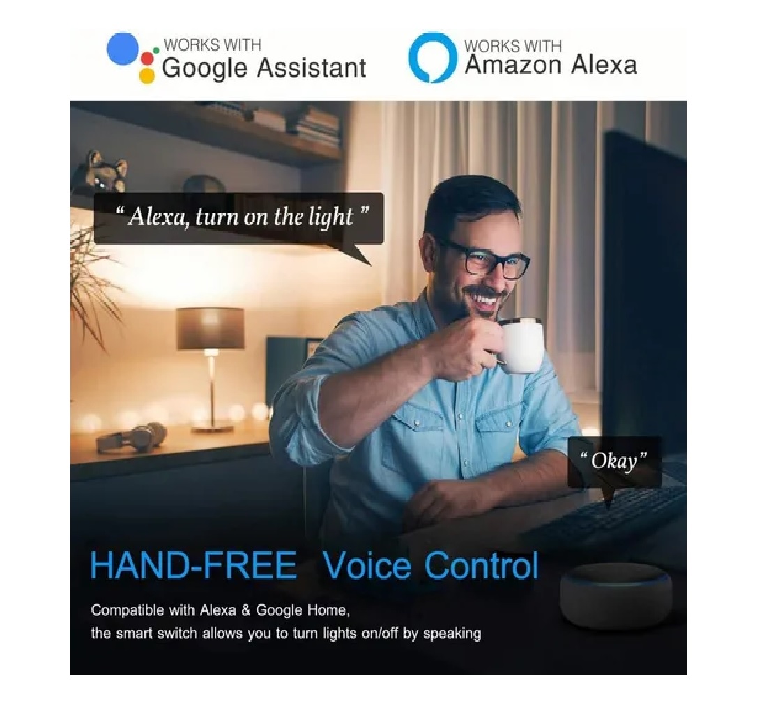 Smart Switch Interruptor Inteligente Wifi Google Home Alexa