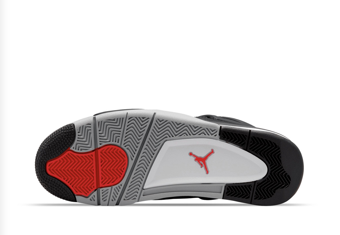 TENIS AIR JORDAN 4 RETRO BLACK CANVAS (DH7138-006)