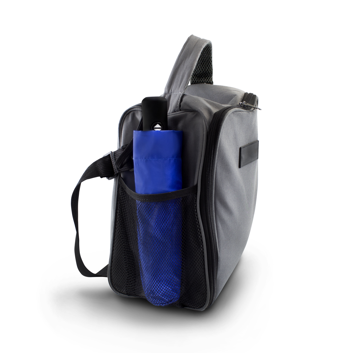 Paraguas Azul de bolsillo sombrilla automático protección rayos UV