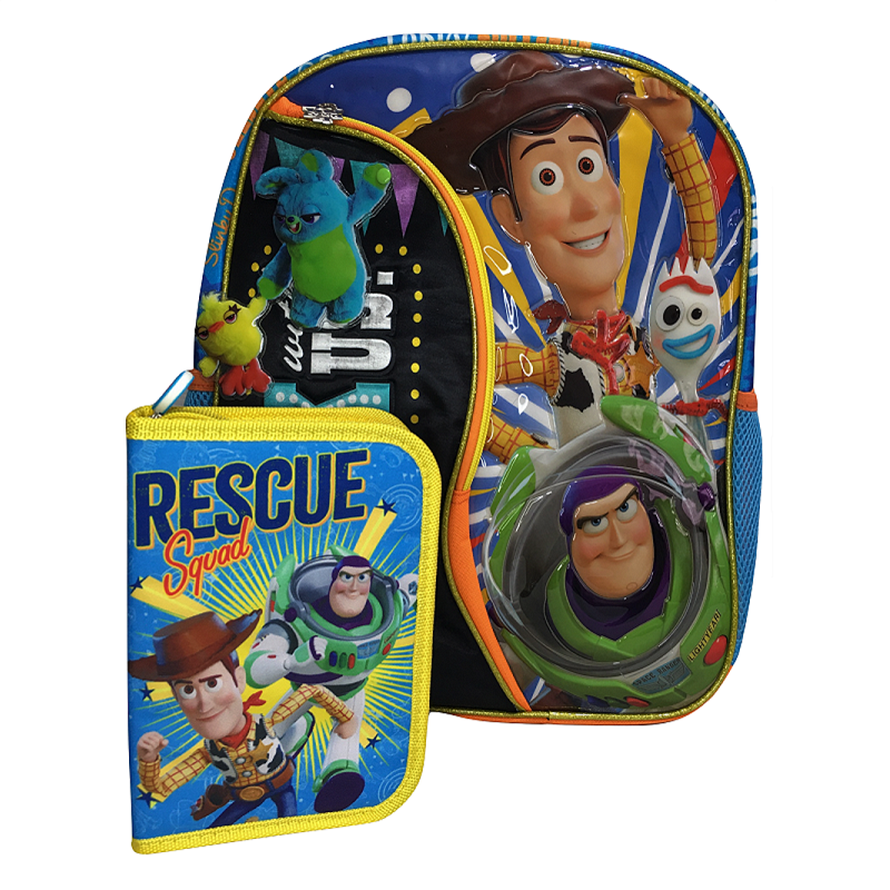 Mochila Primaria Toy Story + Lapicero.