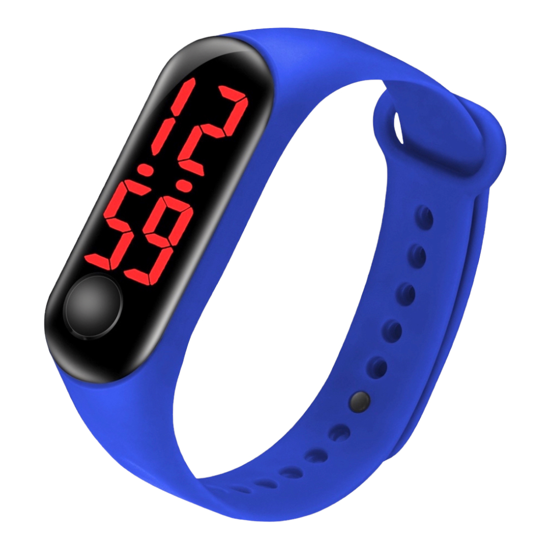 Reloj largo De Pulsera Digital Led Unisex Deportivo.