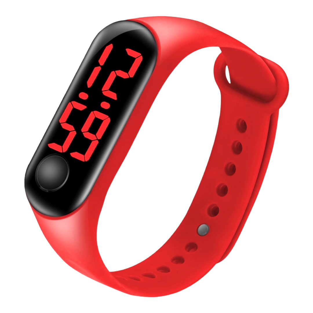 Reloj largo De Pulsera Digital Led Unisex Deportivo.