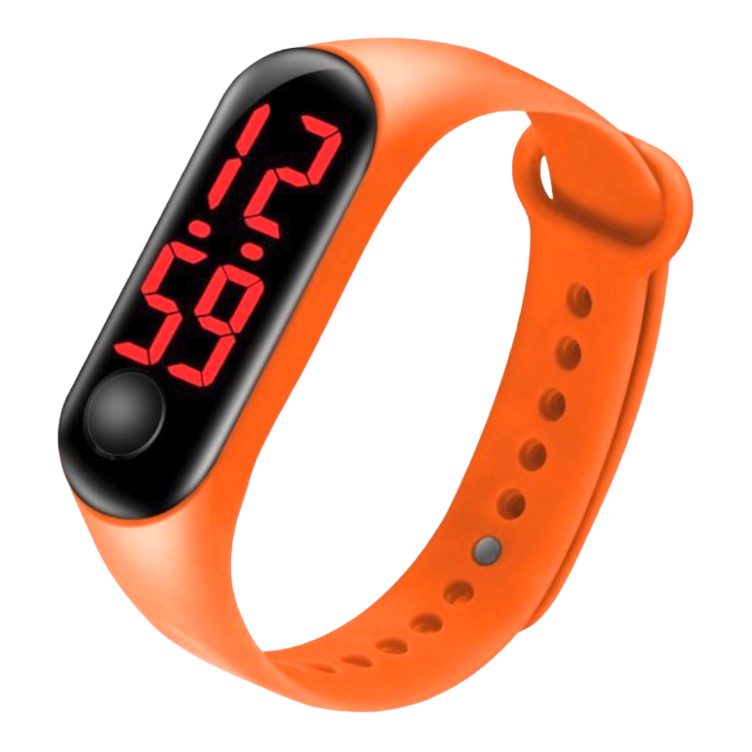 Reloj largo De Pulsera Digital Led Unisex Deportivo.