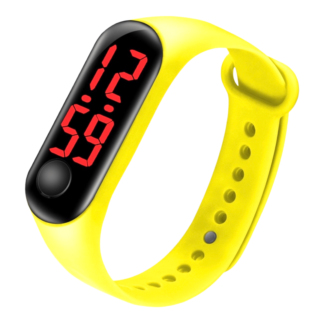 Reloj largo De Pulsera Digital Led Unisex Deportivo.
