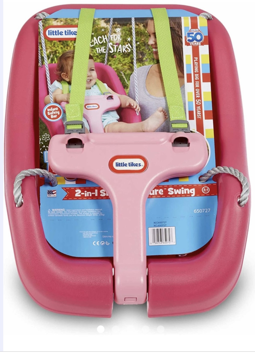 Padrísimo Columpio Little Tikes Rosa y Azul