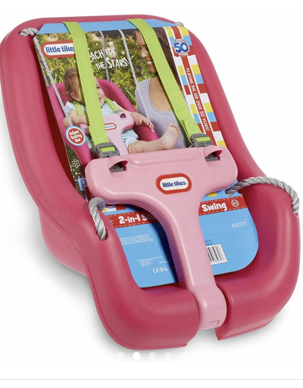 Padrísimo Columpio Little Tikes Rosa y Azul