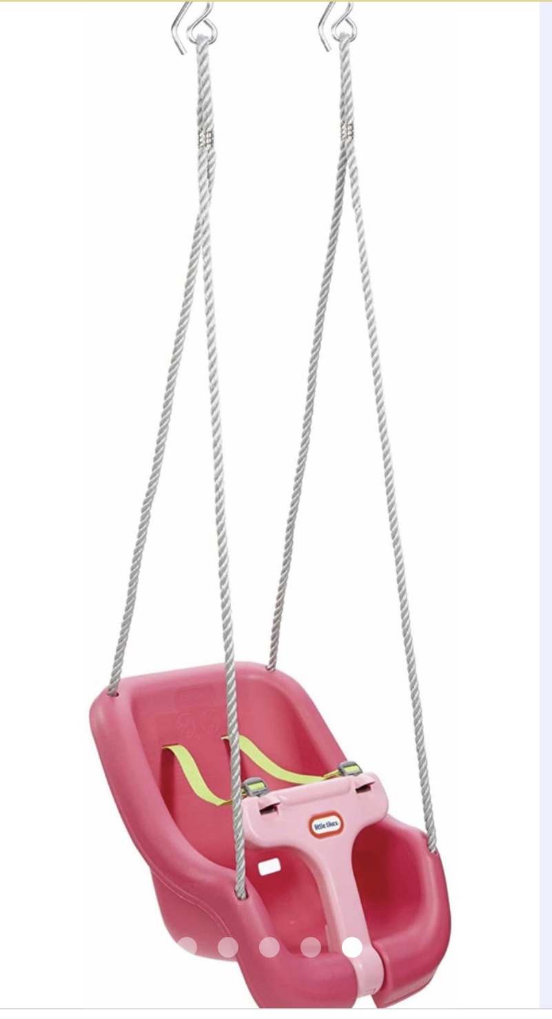 Padrísimo Columpio Little Tikes Rosa y Azul