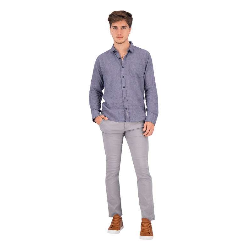 Chino de Gabardina Premium - Gris Perla Holstone Hombre