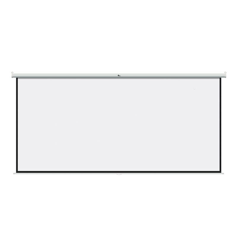 Pantalla de Proyección de 136'', Qian Screen Guding, para Colgar, Manual, Blanco Mate