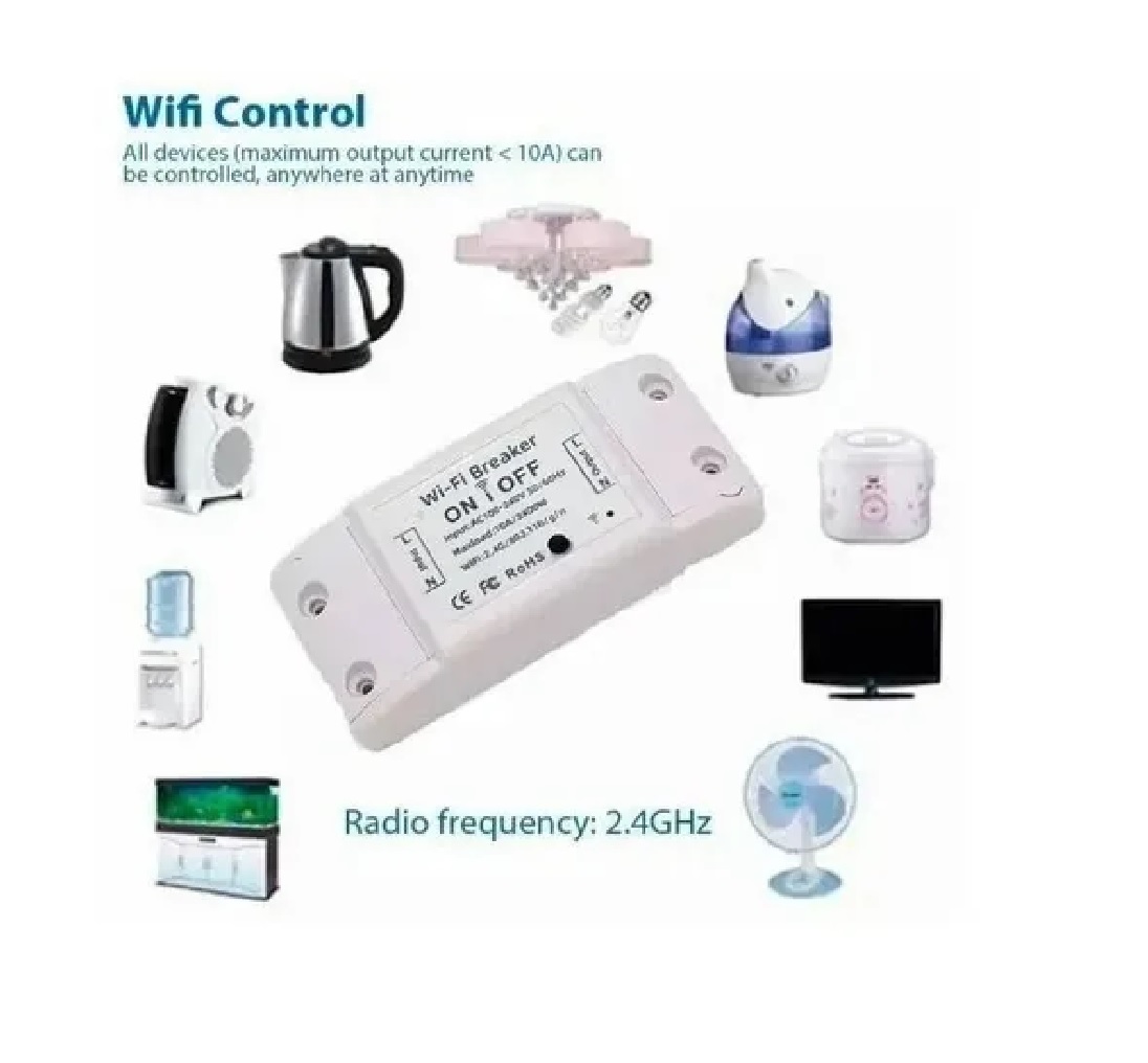 Smart Switch Interruptor Inteligente Wifi Google Home Alexa