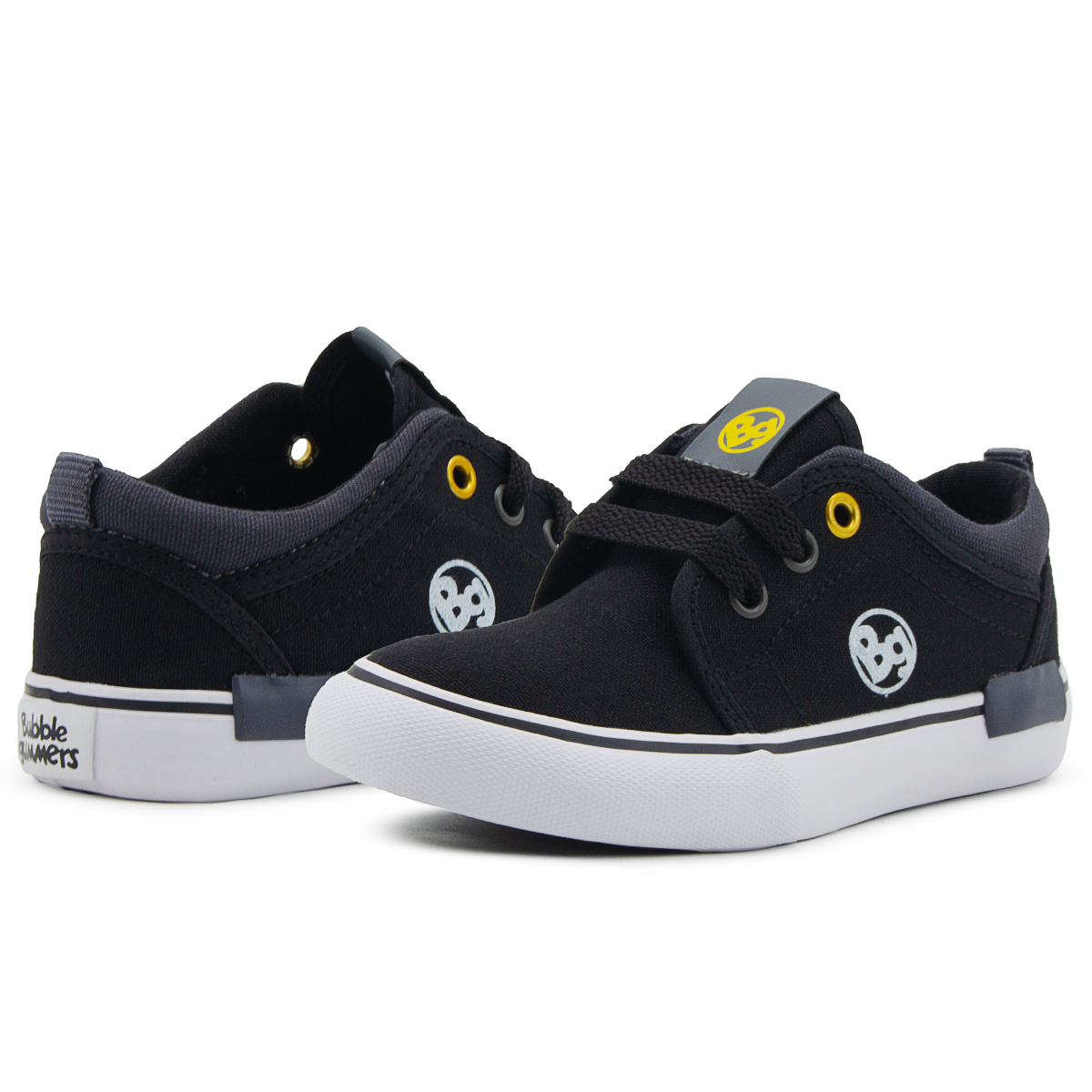 Bubble gummers Tenis Casual para Niño Lona Choclo Negro