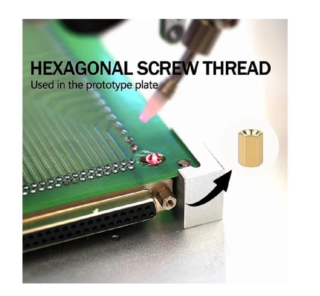 Kit Separadores Y Tornillos M3 De Laton Hexagonal